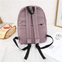 Backpack Female Tide College Wind Canvas Middle School Student Bag Men's Casual Waterproof Canvas Travel Backpack Bag