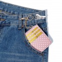 Women Polka Dot Zipper Coin Card Package Cute Card Holder Wallet Purse Neck Bag