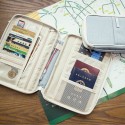 Multifunctional Travel Passport Leisure Bag Ticket Cash Wallet Pouch Holder