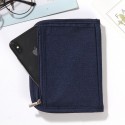 Oxford Cloth Card Holder Minimalist Short Travel Ticket Cash Wallet Card Separate Passport Pack