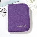 Oxford Cloth Card Holder Minimalist Short Travel Ticket Cash Wallet Card Separate Passport Pack