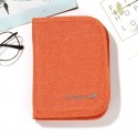 Oxford Cloth Card Holder Minimalist Short Travel Ticket Cash Wallet Card Separate Passport Pack