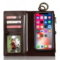 Men And Women Detachable Multifunction Genuine Leather Phone Cases For iphone 3 Card Slot Wallet