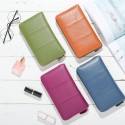 Brenice RFID Microfiber Zipper Long Wallets Large Capacity 11 Card Holder Coin Purse