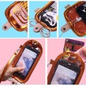 Girl Students Ceative Fruits Print 4.7inch/5.5inch/6inch Phone Bag Touch Screen Neck lanyard Wallet