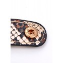 Snakeskin Tassel PU Leather Keychain & Wallet