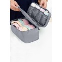 Gray Travel Portable Bra Underwear Storage Bag