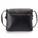 Women Faux Candy Color Leather Crossbody Bag