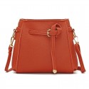 4PCS PU Leather Pure Color Crossbody Bag Clutch Wallet Card Holder