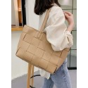 Women Faux Leather Casual Large Capacity Tote Crossbody Bag Multifunction Shoulder Bag