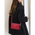 JOSEKO Women's PU Faux Leather Zipper Fashion Trend Crossbody Shoulder Bag Phone Bag